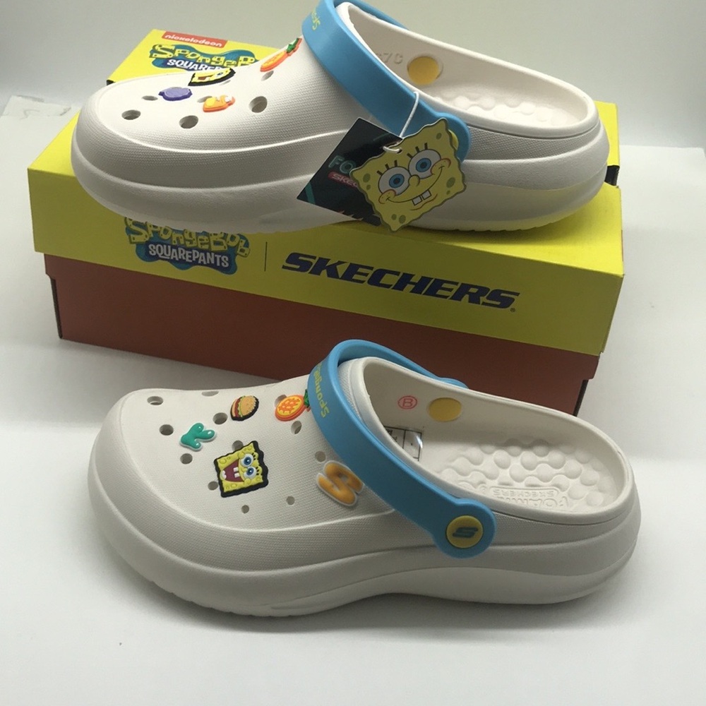 Skechers Sponge Bob Squarepants  Women's Patrick Foamies Size 7 - Picture 12 of 16